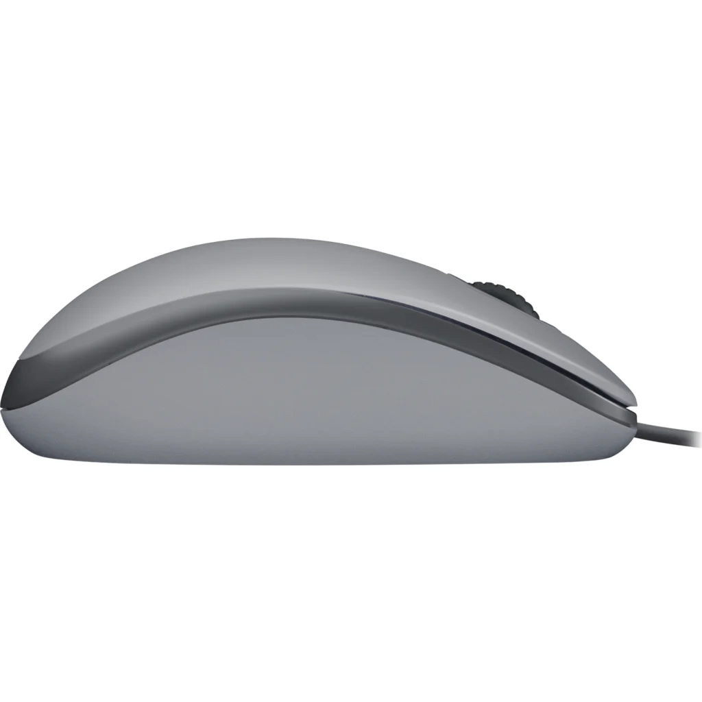 Imagen 3 de Mouse Alámbrico Logitech M110, Óptico 1000dpi 3 Botones Cable USB 1.8mts Gris