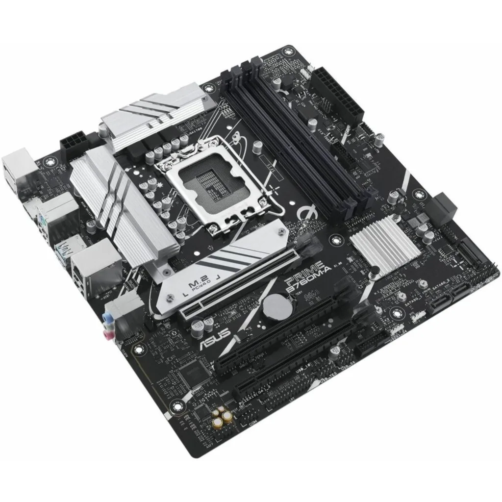 Imagen 5 de Tarjeta Madre Asus PRIME B760M-A LGA1700 13°G 4*DDR5 2*M.2 DP 2*HDMI PS/2 USB3.2