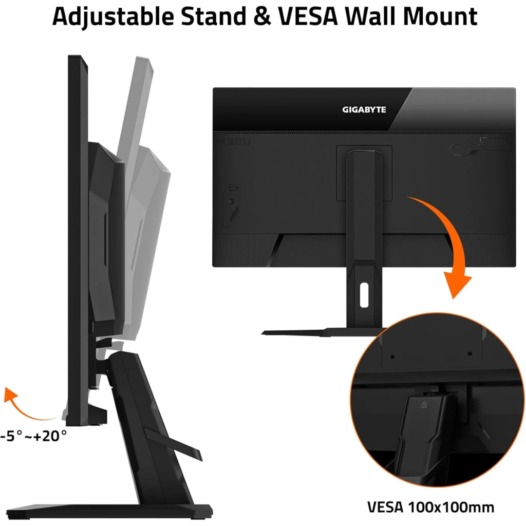 Imagen 9 de Monitor Gamer Gigabyte GS25F2 24.5" FHD 1920*1080 IPS 1*DP 2*HDMI 200Hz