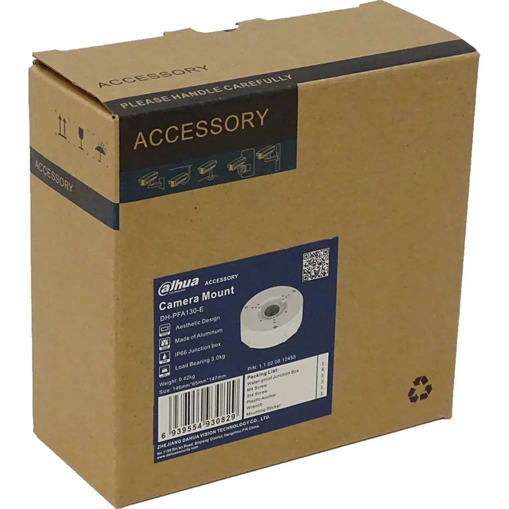 Imagen 2 de DAHUA Soporte Circular Camara para Intemperie IP66 DH-PFA130-E