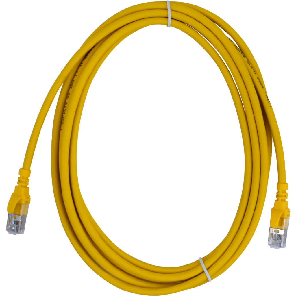 Cable de Red Linkmade CAT6A U/FTP LSZH Inyectado Multifilar 3mts AMARILLO