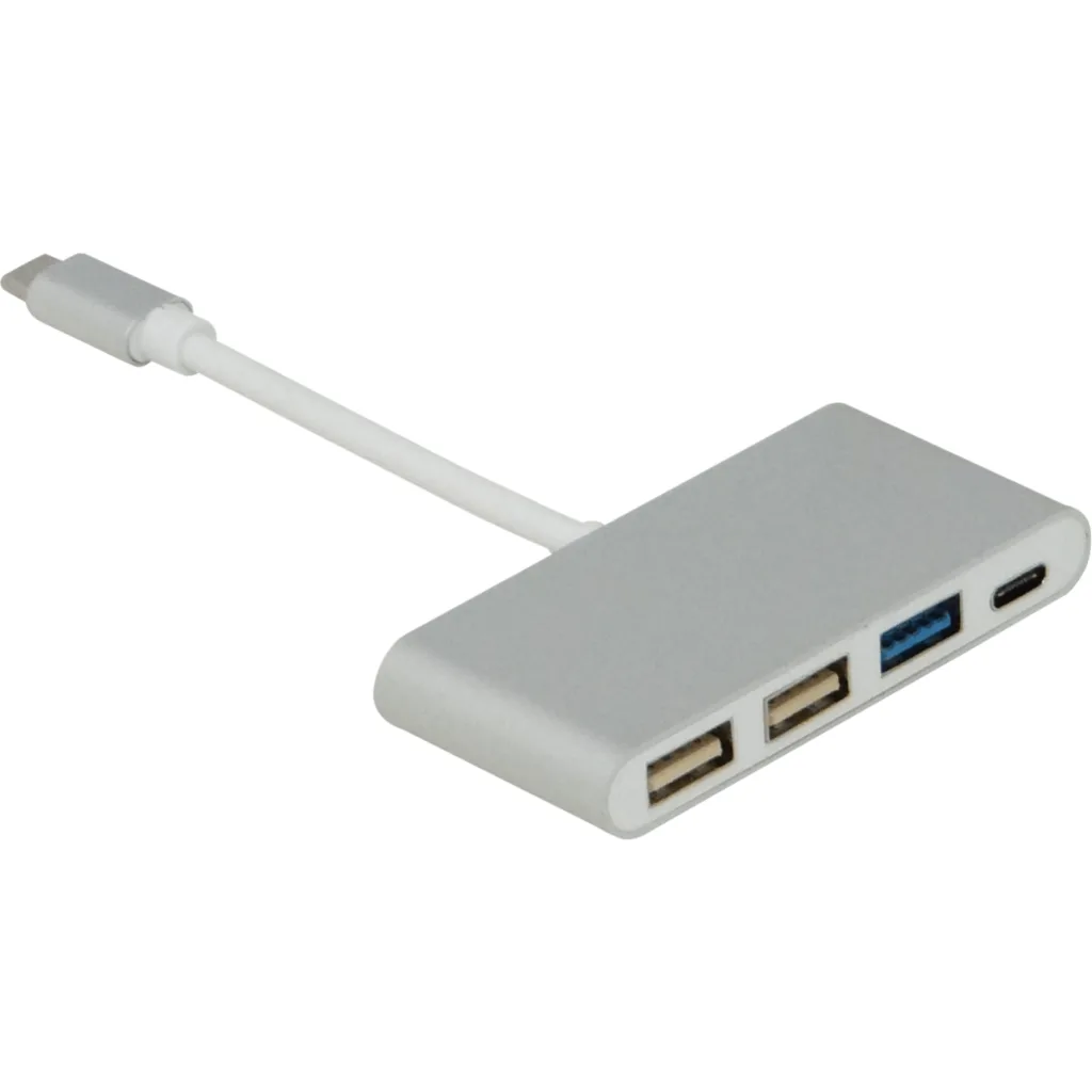 Imagen 3 de Hub USB-CM a 1xUSB-CH 3xUSB-AH Cable-7cm USB3.1