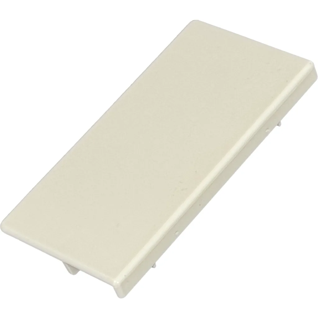 Imagen 1 de LINKCHIP 100x50mm Recta-Plana Tapa Final Blanca CCA-10050-TFR.