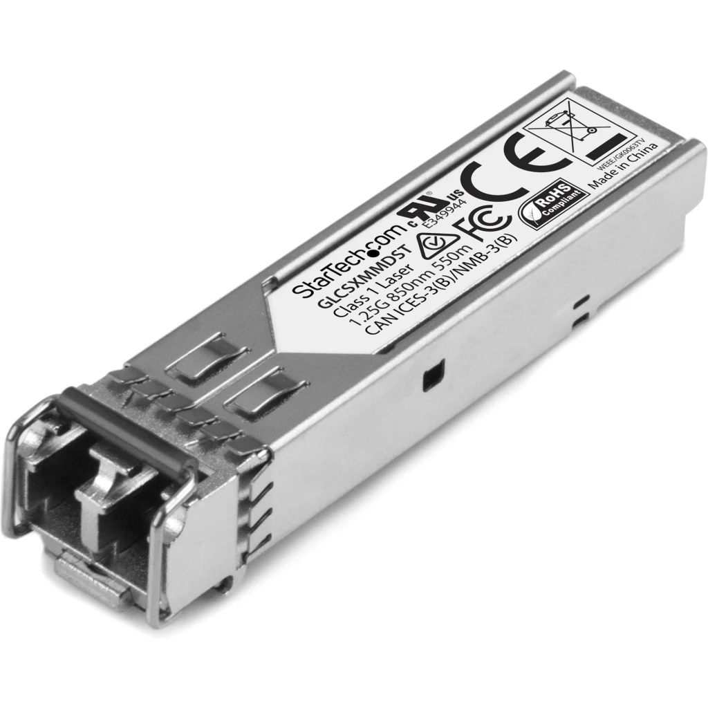 StarTech.com Módulo Transceptor de Fibra SFP de 1Gb 1000Base-SX Compatible Cisco