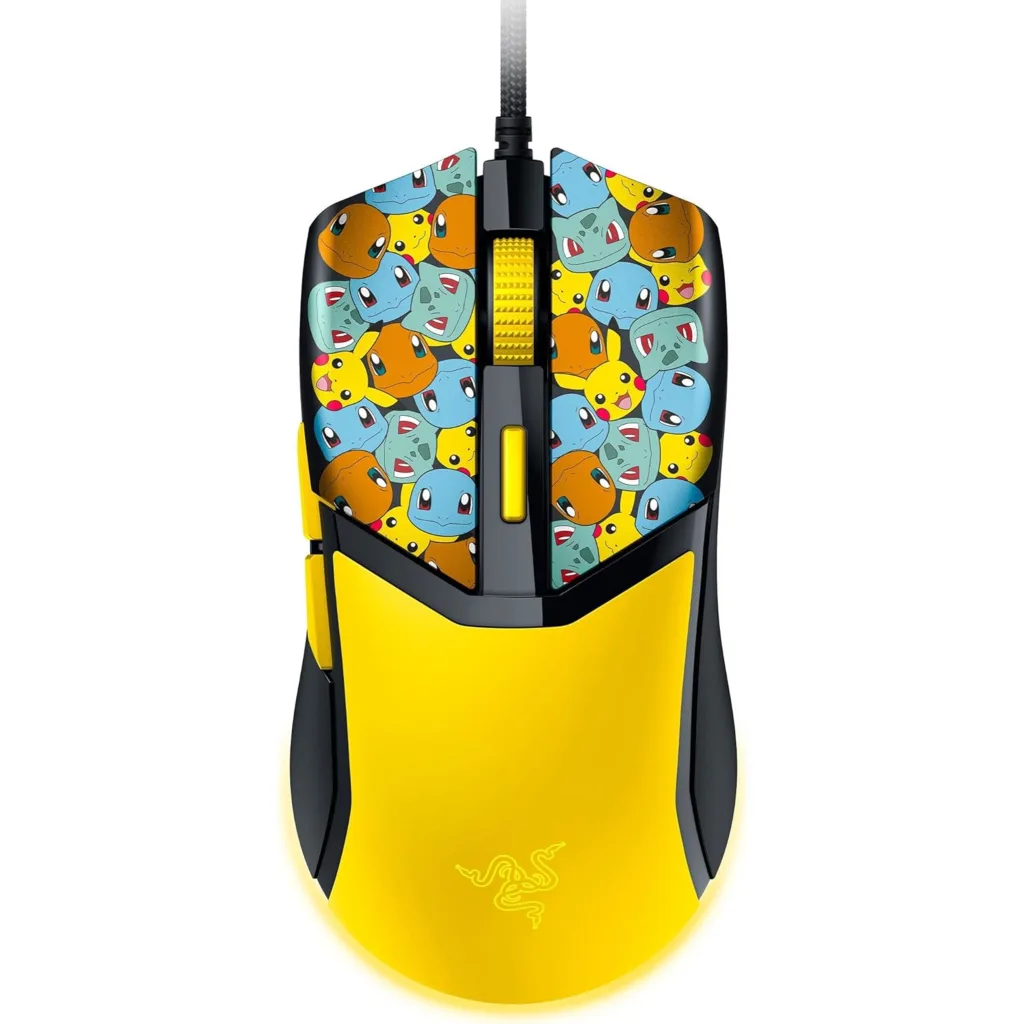 Mouse Gamer Razer Cobra Pokémon Kanto Starters RGB 