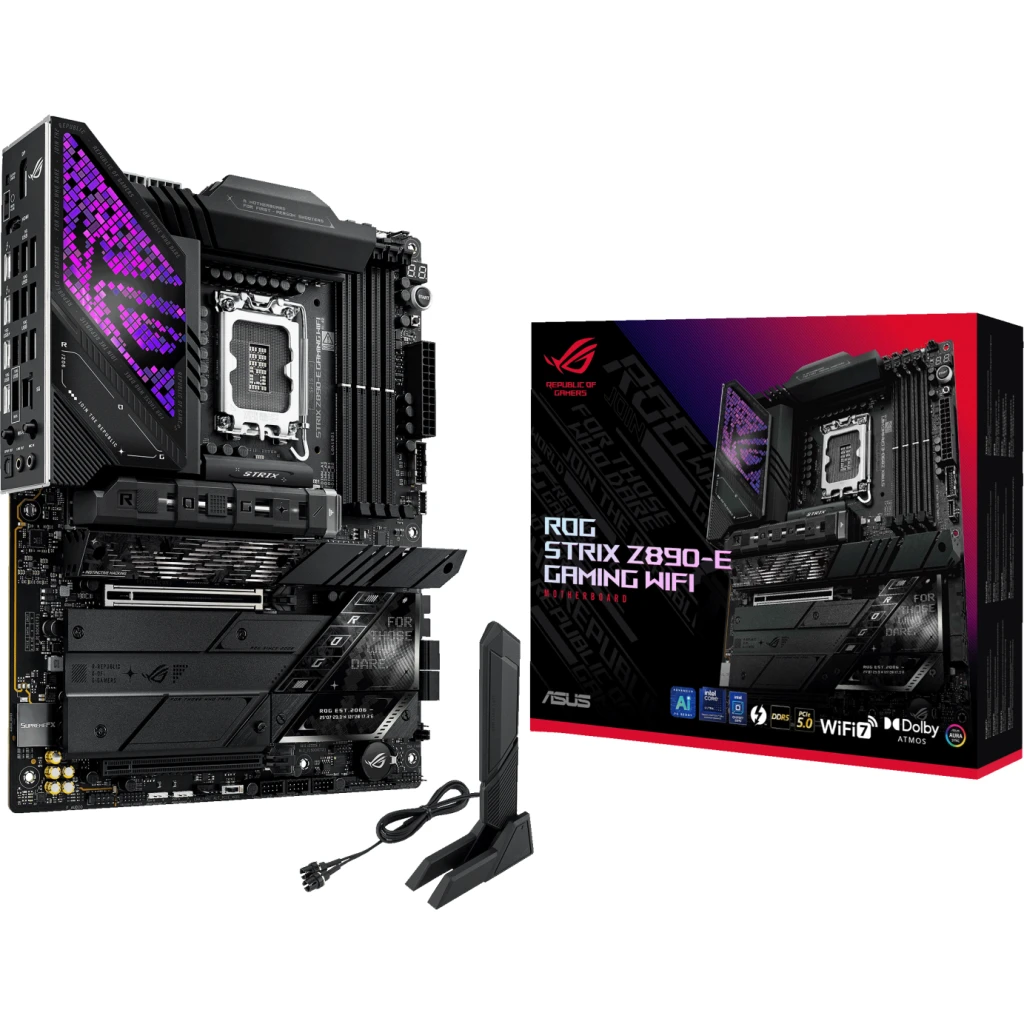 Imagen 11 de Tarjeta Madre Asus ROG Strix Z890-E Gaming WiFi LGA1851 4*DDR5 7*M.2 DP HDMI ThB