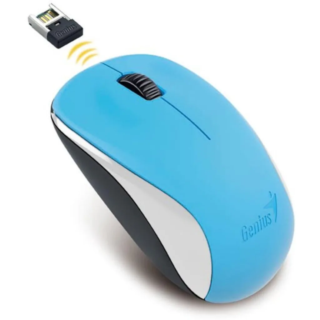 MOUSE NALAMBRICO NX-7000 EMPAQUE NUEVO AZUL