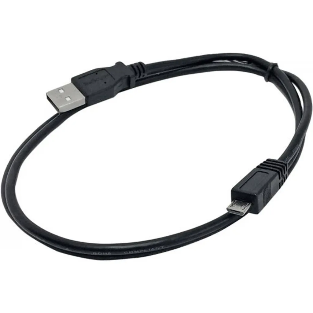 Imagen 3 de Cable Adaptador de 1m USB A Macho a Micro USB B Macho para Tel Móvil Carga y Dat