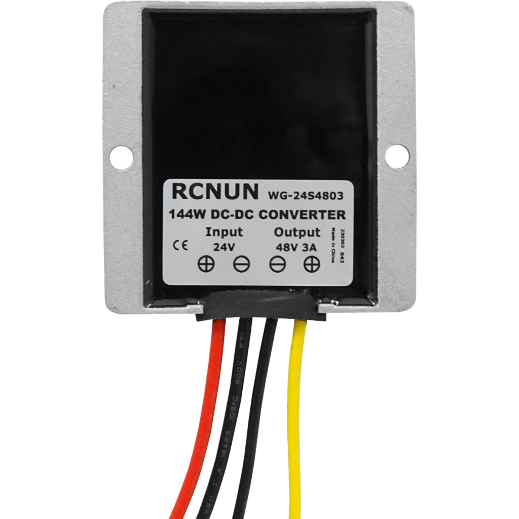 Imagen 3 de Convertidor 144W in:20-32VDC in:24VDC out:48VDC 3A IP68 Step Up Boost