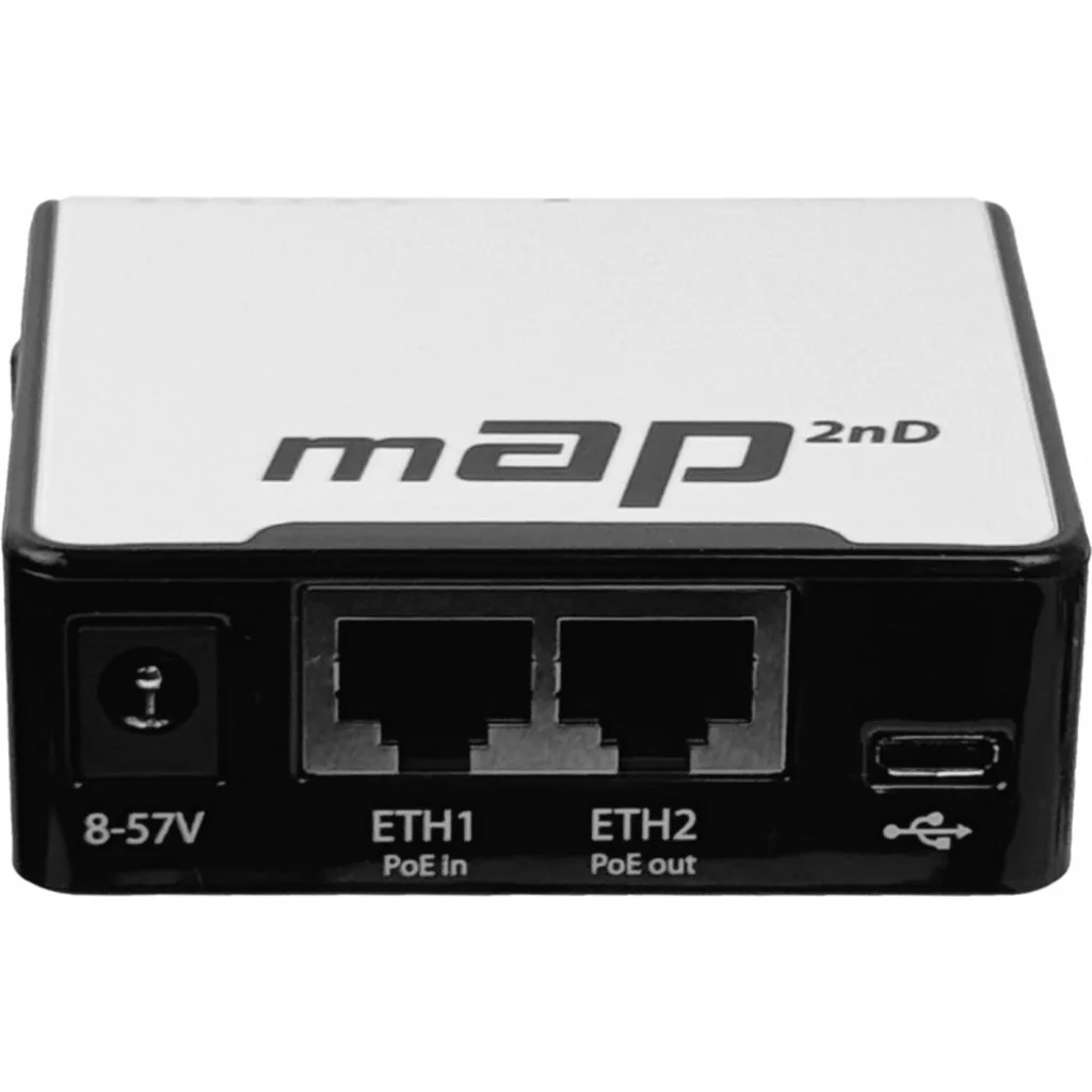 Imagen 4 de MIKROTIK L4 2,4GHz 50mW 1,2dBi 2-100 1-USB PoE-in(10-57V/af-at)-out