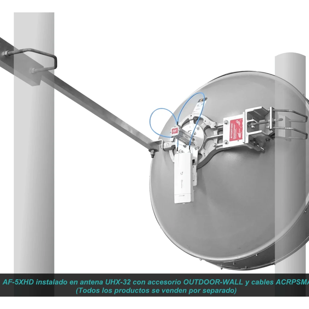 Imagen 5 de ALGCOM ISO+RAD 5GHz 0,9m 30-33dBi 6GHz 4,9-6,4GHz 2x2 2-RPSMA-H Antena