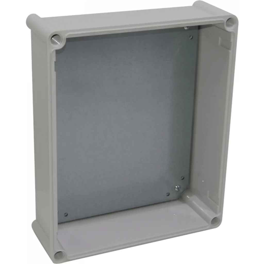 Imagen 3 de TIBOX 340x280x130mm Caja ABS IP66 Tapa-Transparente c/Placa-Aluminio