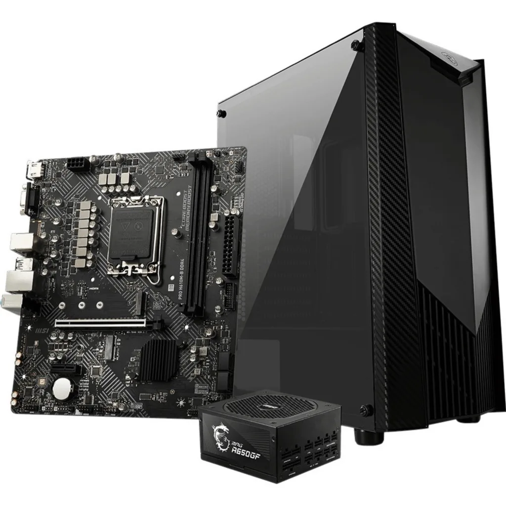 Imagen 6 de Tarjeta Madre MSI PRO H610M-G DDR4 LGA1700 12°G 2*DDR4 M.2 DP HDMI VGA PS2 mATX