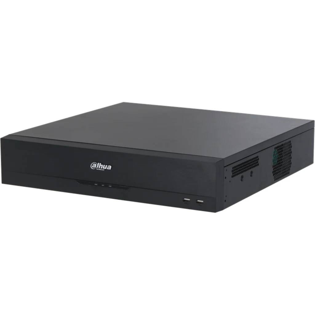 Grabadior NVR Dahua 32 Canales 8 Discos hasta 16TB con IA 2xHDMI 2x1Gbps