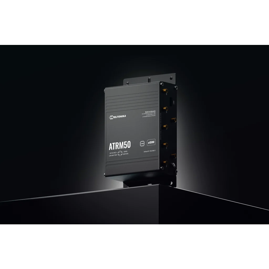 Teltonika Router industrial 5G con puertos Gigabit M12, doble SIM y gestion remo