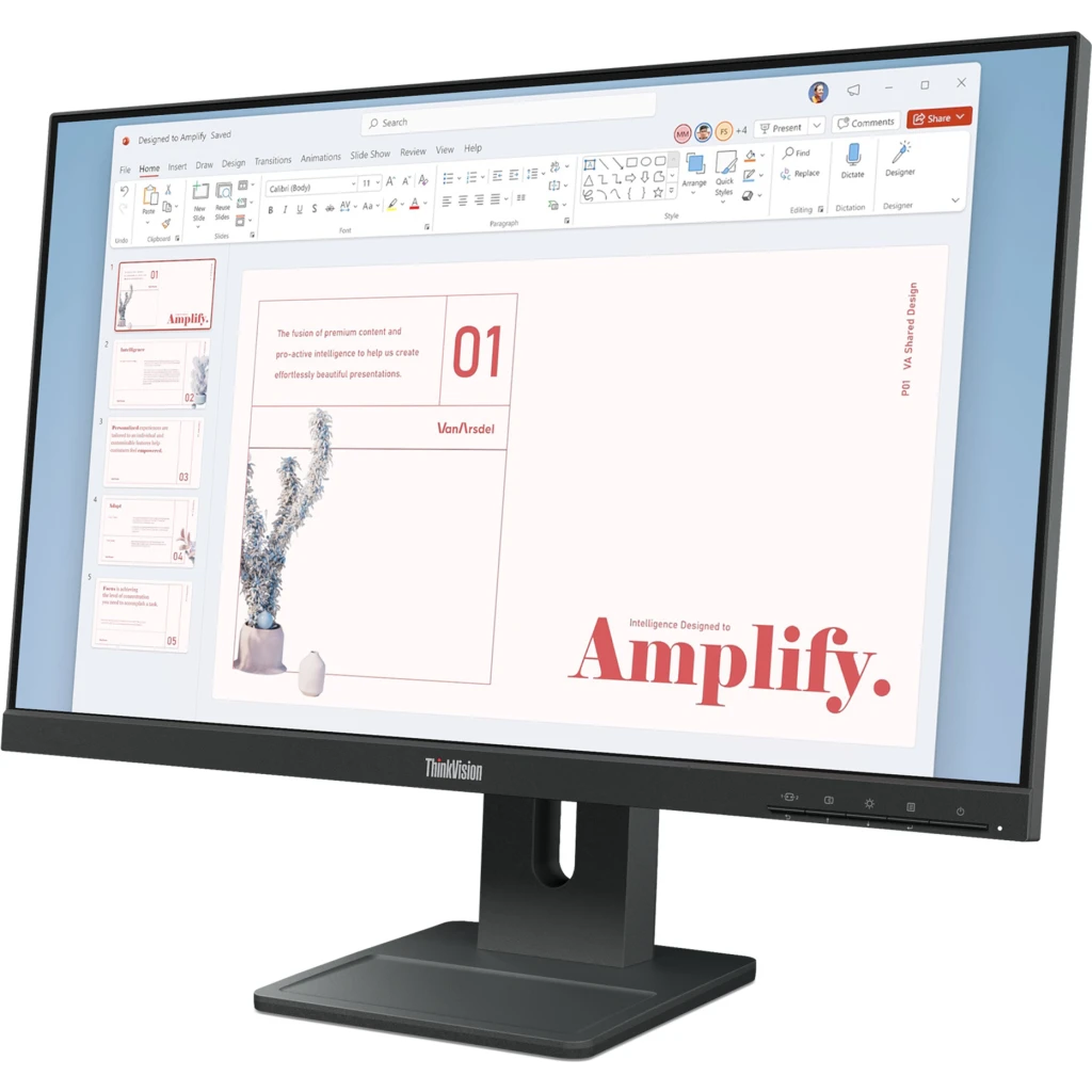 Imagen 1 de Monitor Lenovo E24-40 23 8" FHD 1920*1080 IPS DP HDMI VGA IPS 100Hz