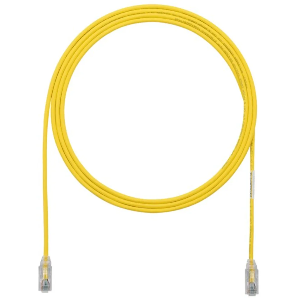 Panduit TX6-28 Category 6 Performance - Patch cable - RJ-45 (M) to RJ-45 (M) - 10 m - UTP - CAT 6 - IEEE 802.3at - booted, halogen-free, snagless, stranded - yellow