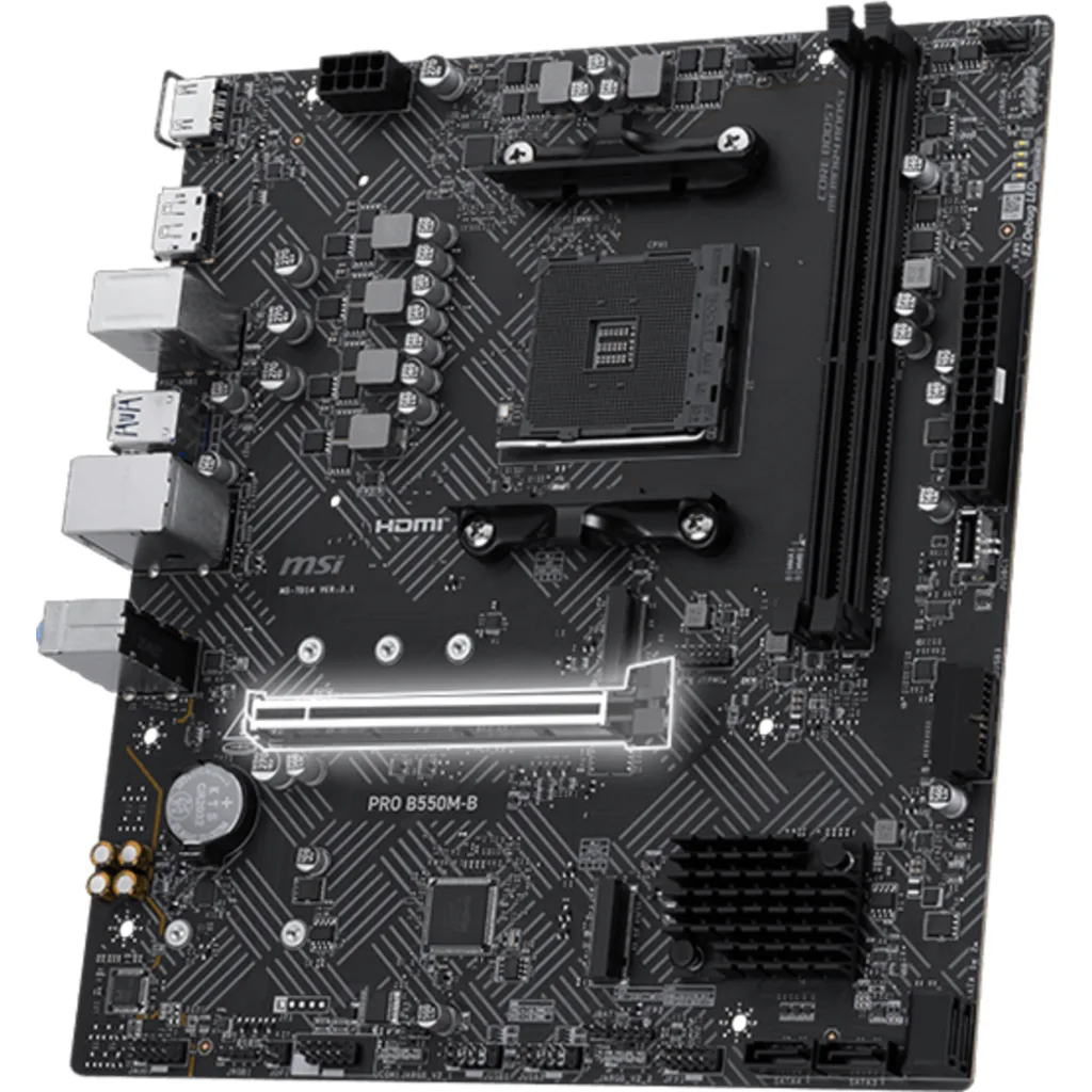 Imagen 9 de MSI - Motherboard - PRO B550M-B  DDR4 MicroATX AM4