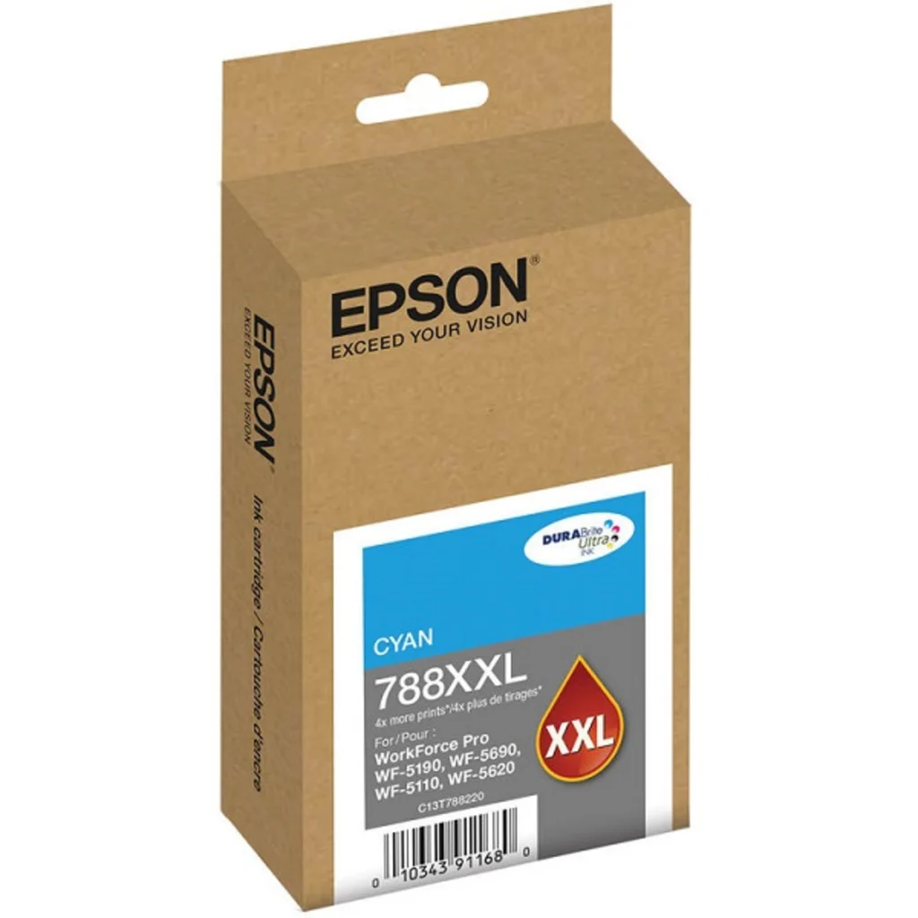 Cartridge Epson T788 Cyan para WF 5110/5190/5620/5690, 4000 Pag.