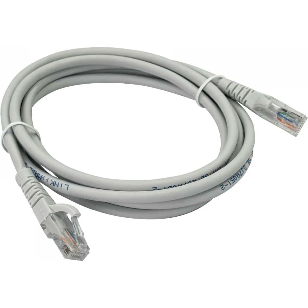 Cable de Red Linkmade Cat5e Inyectado Multifilar 2mts Color GRIS