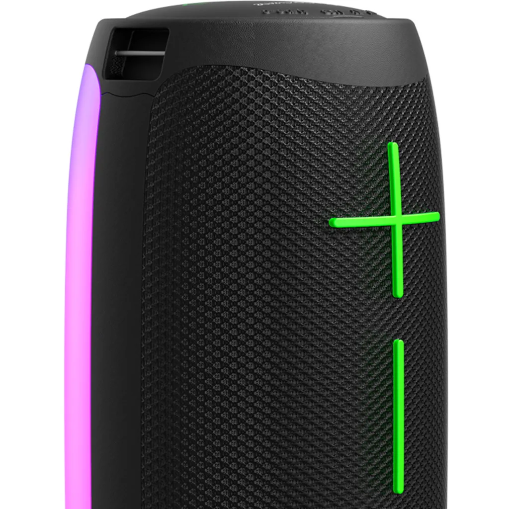 Imagen 3 de Parlante Portál KlipX ZoundFire Pro, LED Flame Lights 16W TWS Bluetooth5.0 Negro