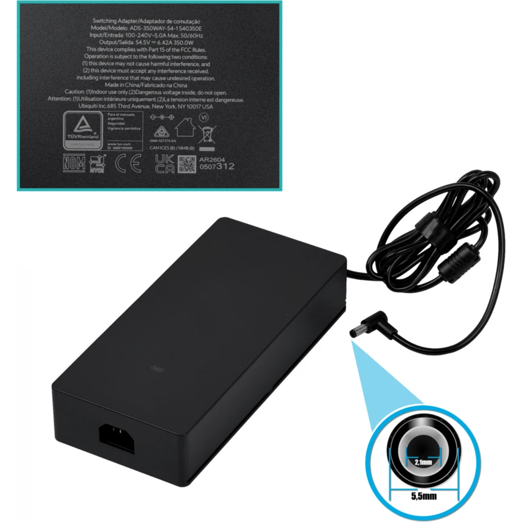 Imagen 7 de UniFi Firewall MultiWAN 350W Negro (AP) WIFI7 - 2,4GHz (2x2 688Mbps 6dBi) 5GHz (2x2 4.3Gbps 6dBi) (1) 10G SFP+ (1) 10GbE (1) 2.5GbE PoE+++ (2) 2.5GbE PoE+++  (2)PoE+ Req: Cable Server