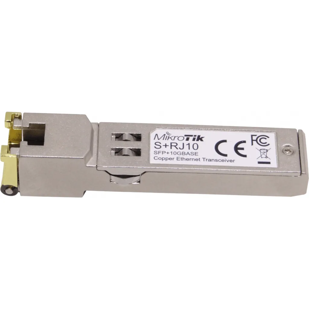 Imagen 3 de MIKROTIK SFP+10GBASE Cobre Modulo 10/100/1000/2500/5000/10000 RJ45