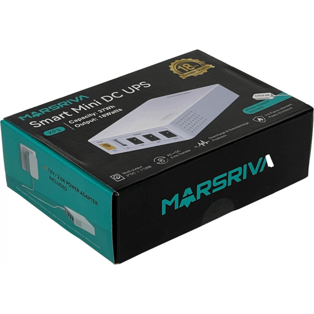 Imagen 6 de UPS DC 37Wh 10000mAh in:12V-2A out:5V 9V/2A 12V/1,5A USB/Plug Litio