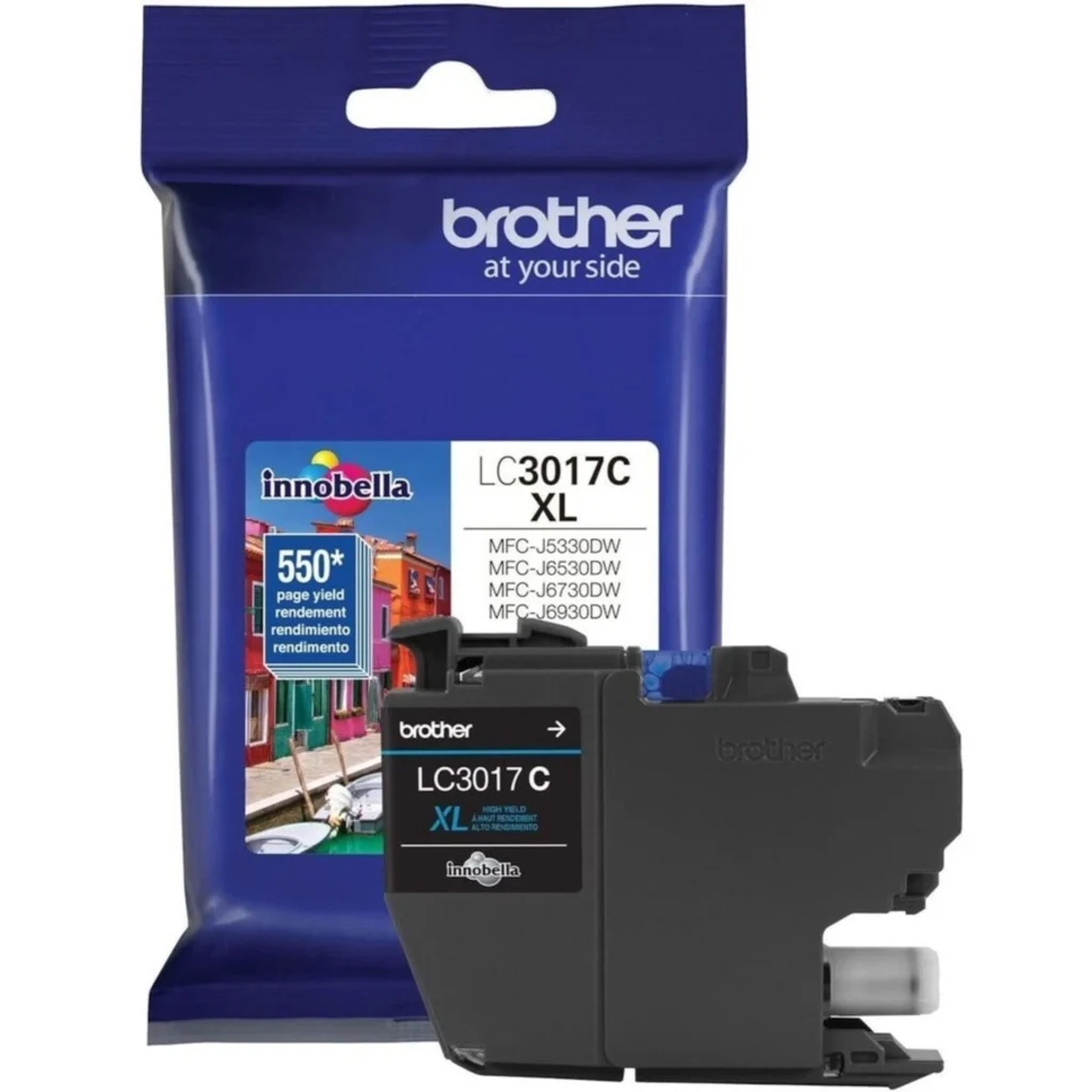 Cartridge Brother LC3017C Cyan Comp. MFC-J5330DW/J6530DW/J6930DW 550 Páginas