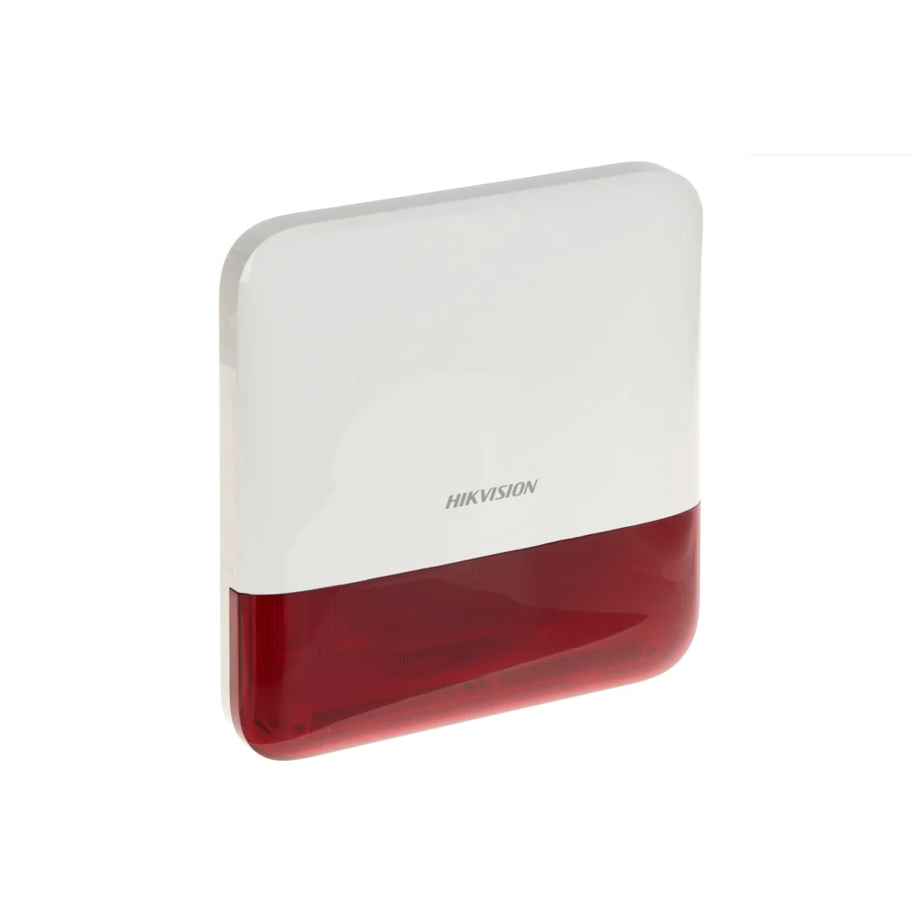 Imagen 2 de Sirena Inalambrica Ext Hikvision Roja Luz