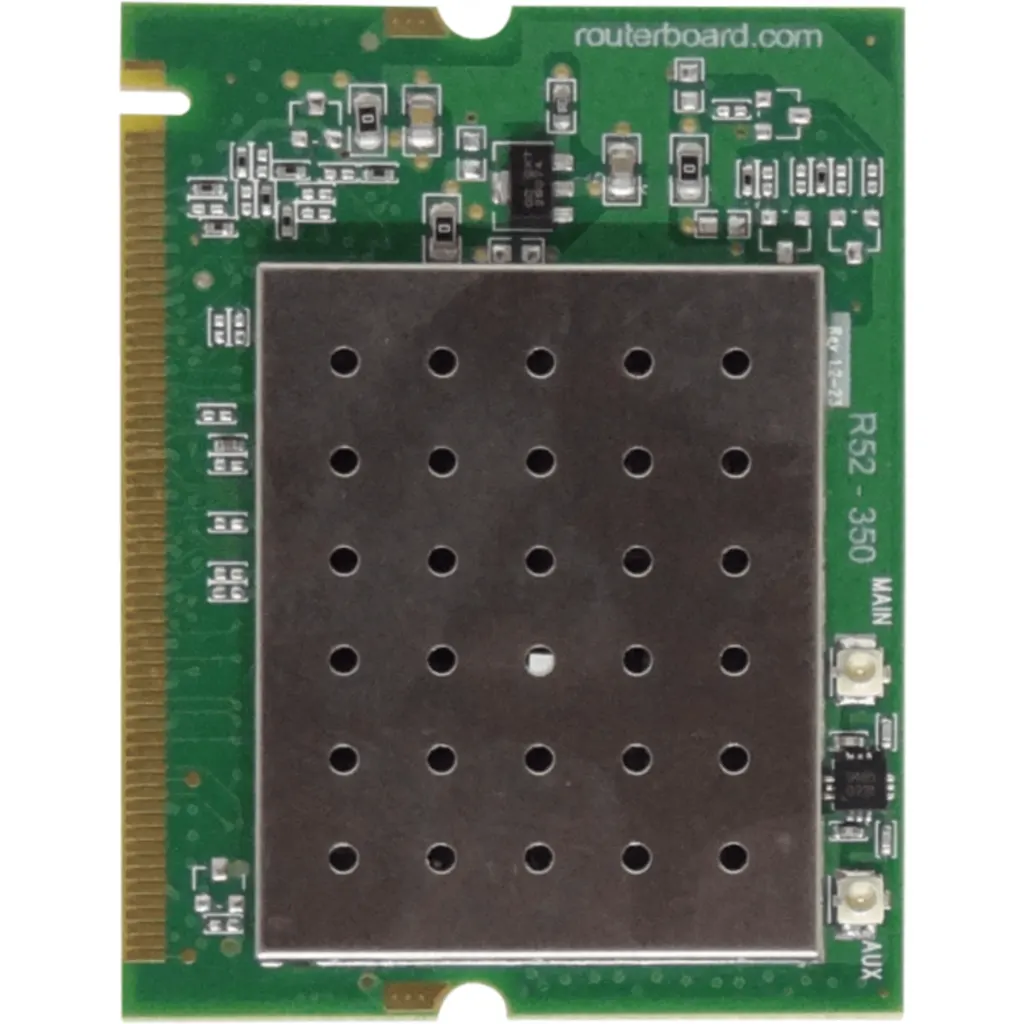 Imagen 1 de MIKROTIK 2-U.FL 25DBM 2,4GHZ/5GHZ A/B/G 350MW AR5414 MINIPCI