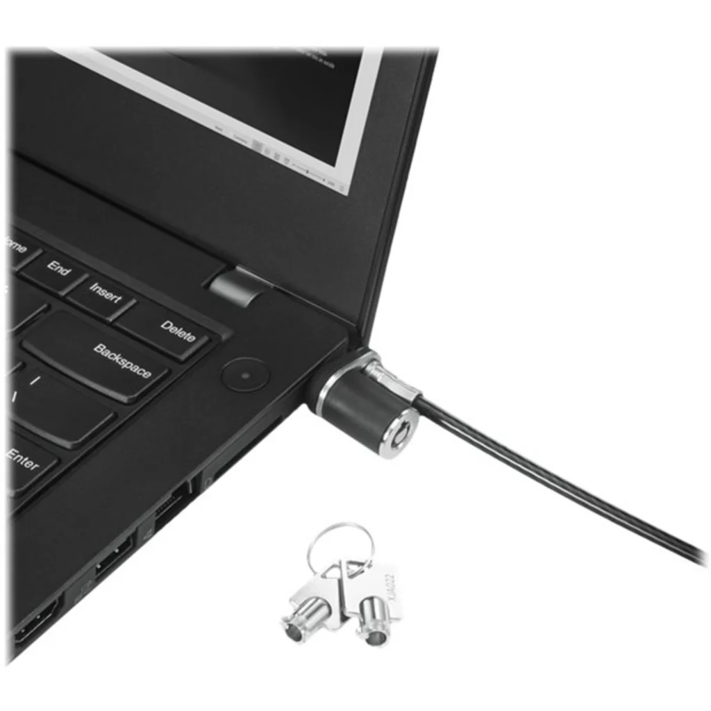 Imagen 3 de Cable de Seguridad Lenovo NanoSaver Essential Acero Cerradura c/llaves 1.5m Negr