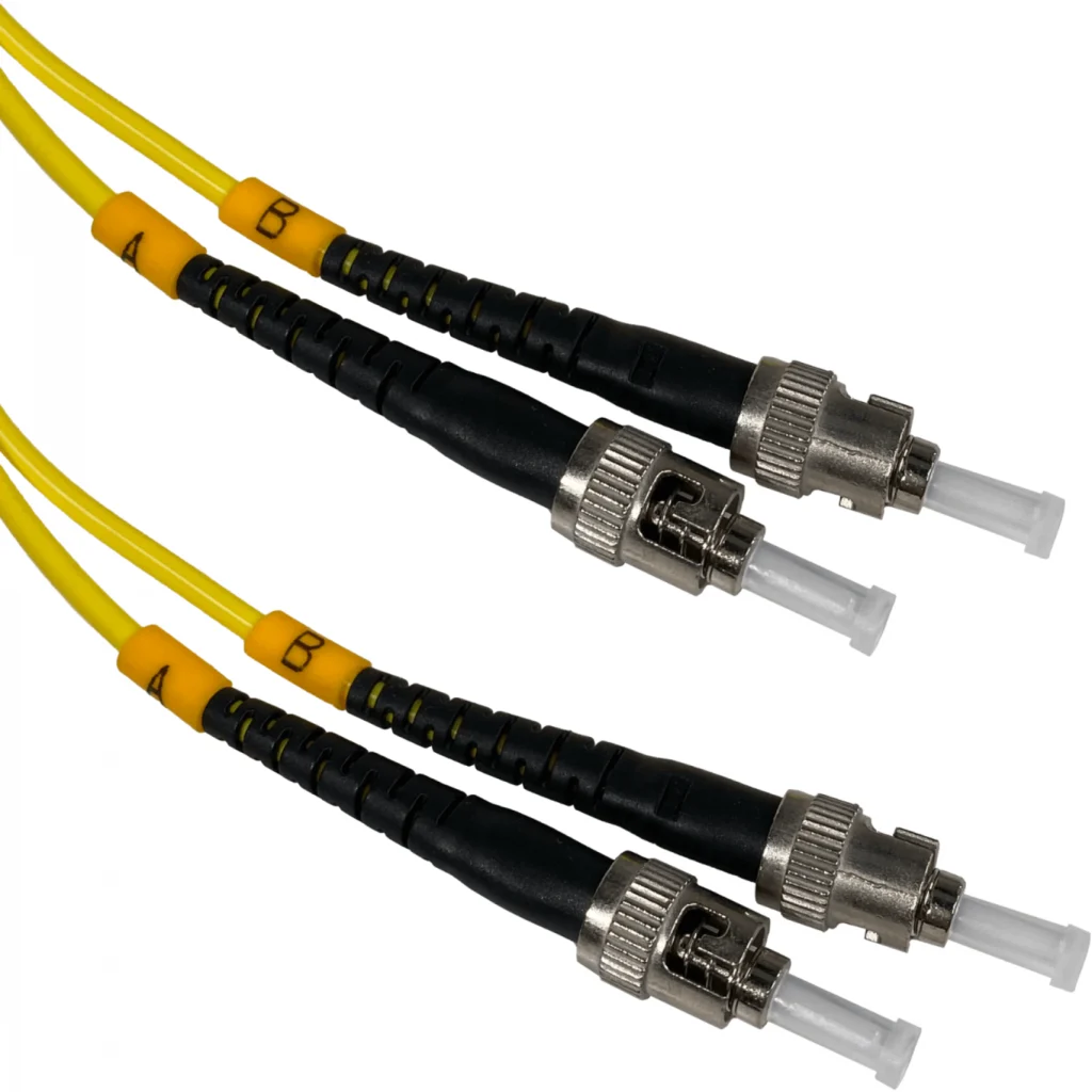 Imagen 1 de 2mt ST-ST MonoModo SM Duplex Jumper Cable Fibra 9/125um 3mm