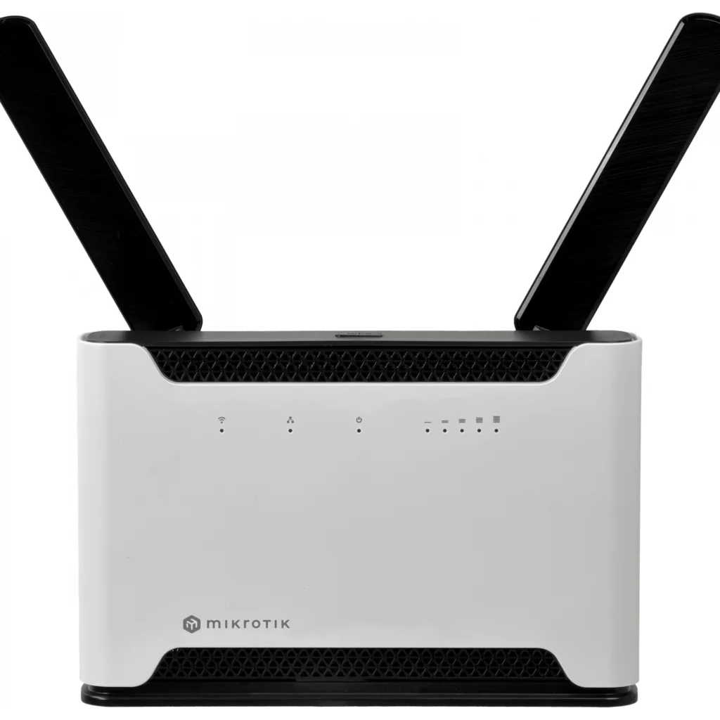 MIKROTIK 5G CAT7 WiFi6 2x2 1-2500 4-1000 Sim USB L4 2,4/5GHz inc24V