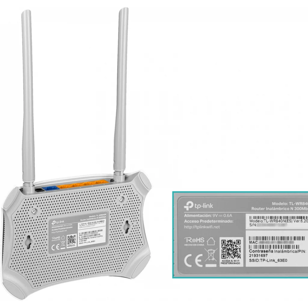 Imagen 4 de Router TP-Link N300 TL-WR840N Inalámbrico 300mbps 4 LAN, 1 WAN, 2 Antenas