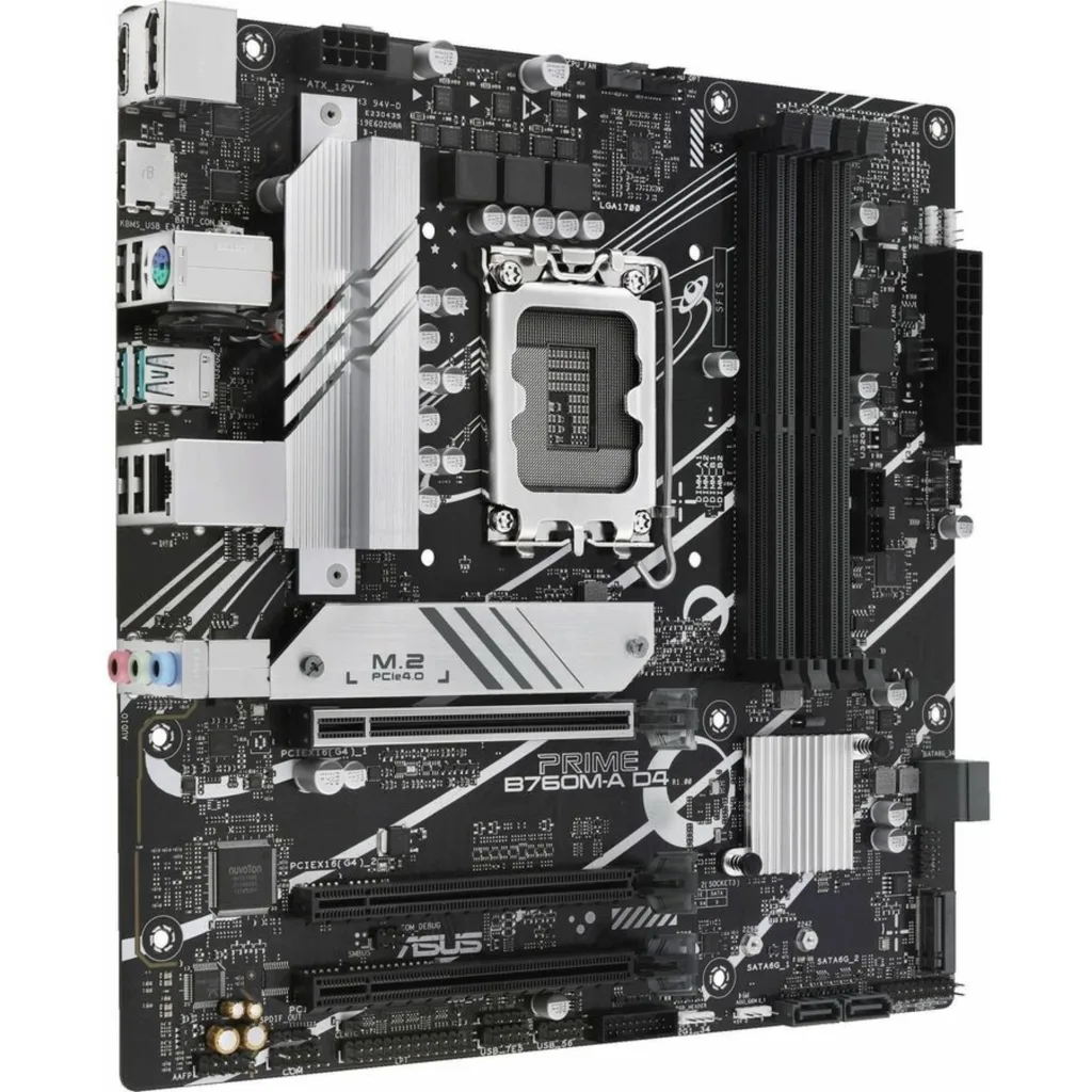 Imagen 4 de Tarjeta Madre Asus PRIME B760M-A D4 LGA1700 14°G 4*DDR4 2*M.2 DP HDMI USB3.2
