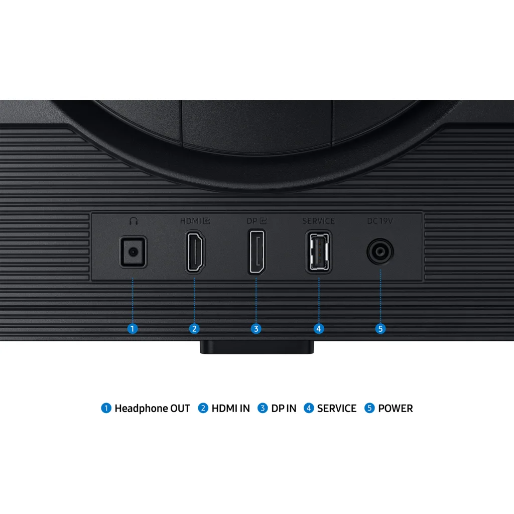 Imagen 13 de Monitor Gamer Samsung Odyssey G6 G60F 27" QHD 2560*1440 IPS DP HDMI Jack 350Hz