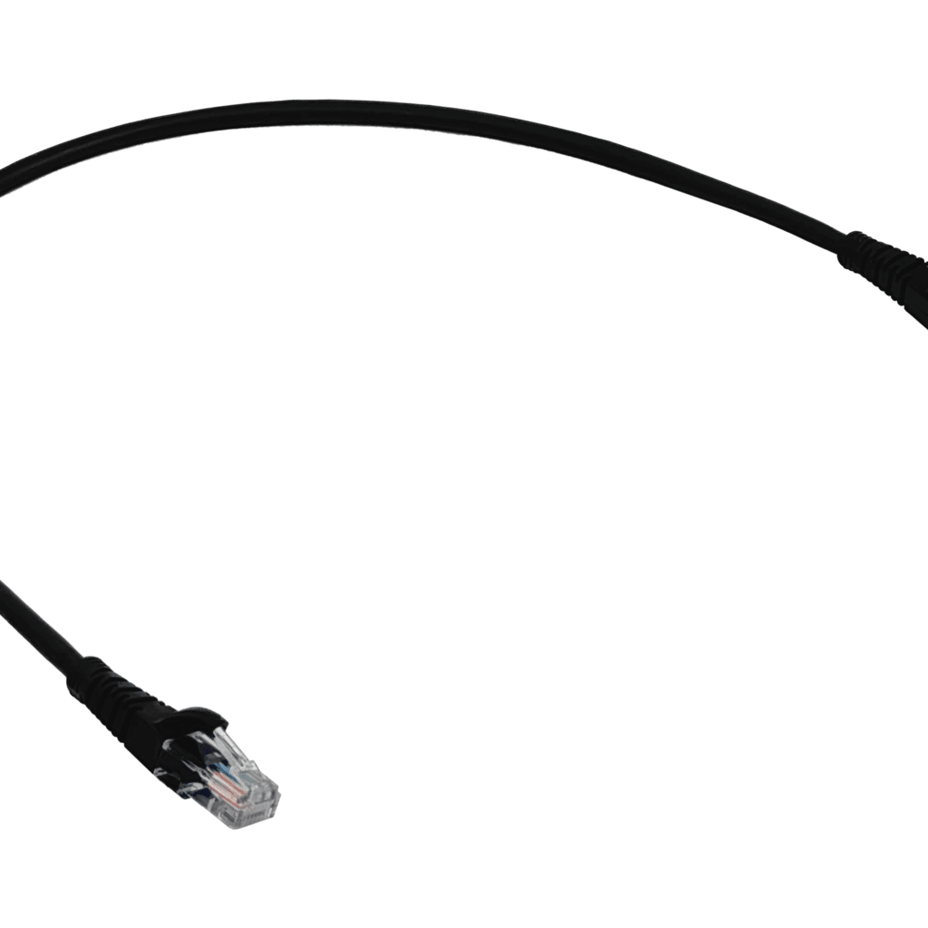 Imagen 1 de LINKMADE 4UN 50CM CAT5E NEGRO LSZH CABLE PATCH INYECTADO MULTIFILAR