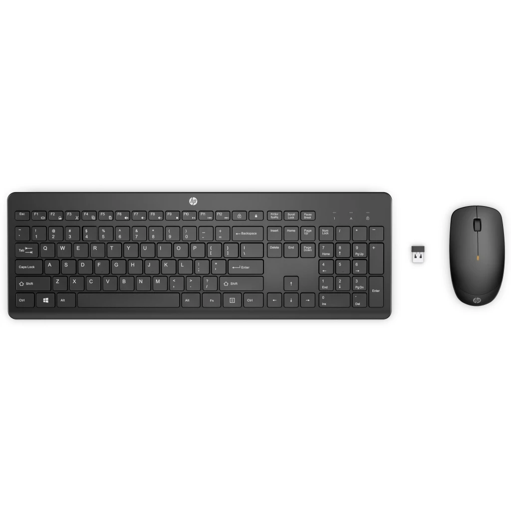 Kit Teclado Mouse HP 235 Conectividad Inalámbrica 2.4 Ghz Bateria Larga Duración