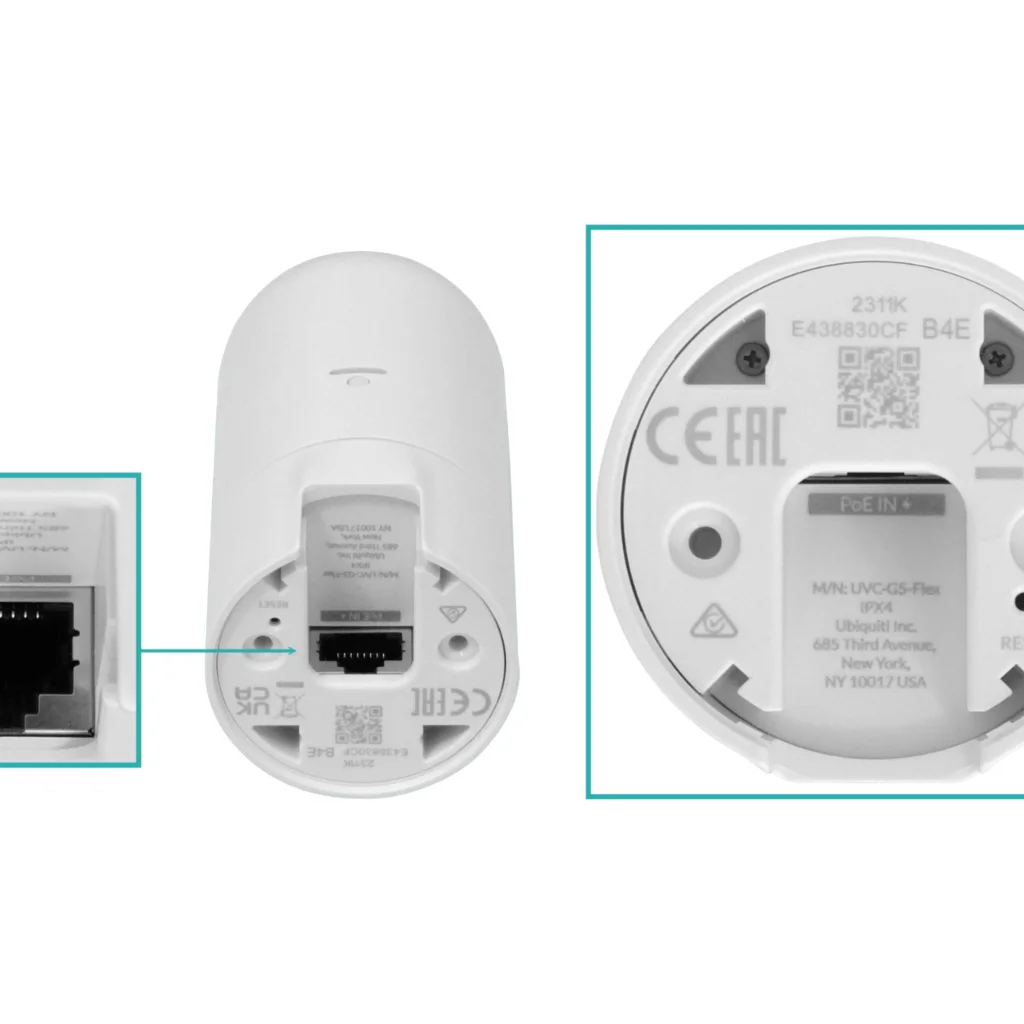 Imagen 3 de UBIQUITI Turret 2K 2688x1512 IK04 IPX4 Camara IR 1-100 Mic req-PoEaf