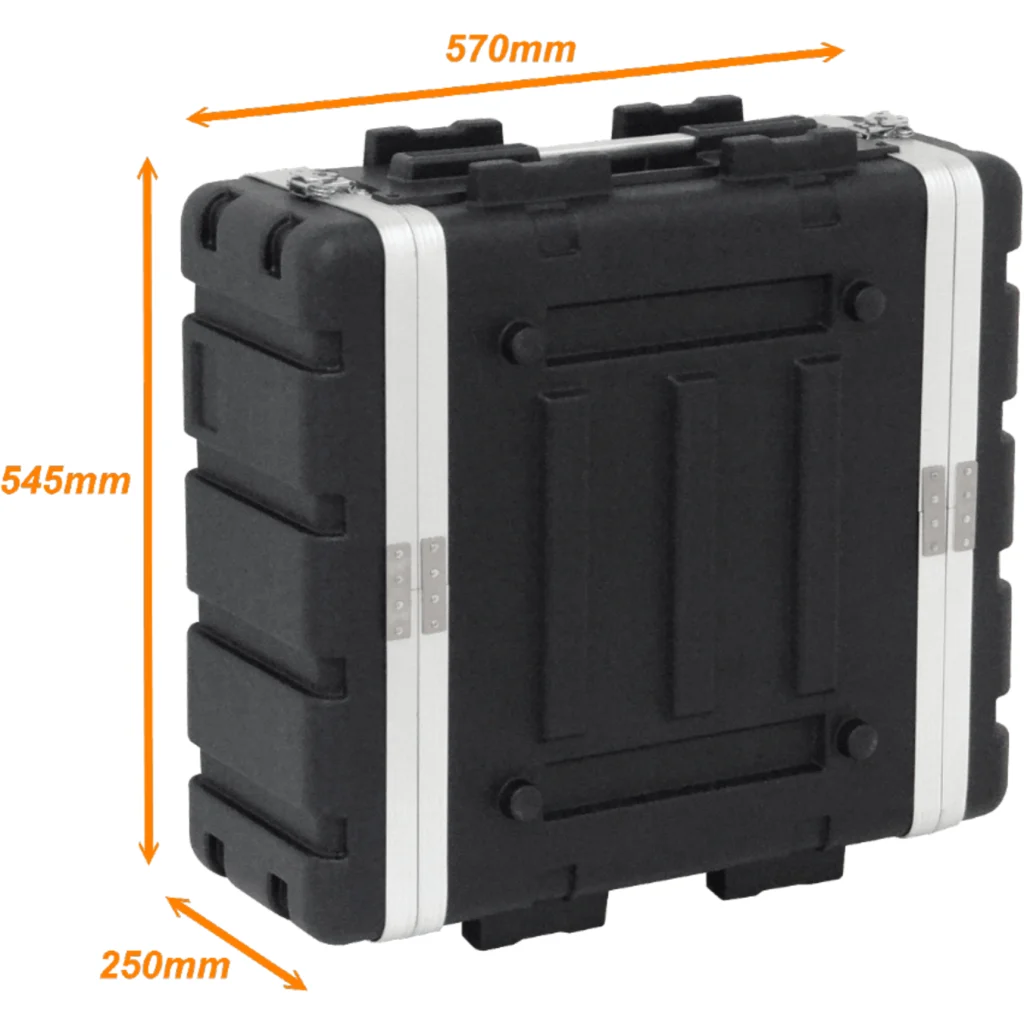 Imagen 1 de 4U/25cm Fondo-42cm Rack Portatil Plastico 2-tapas para Exterior Negro