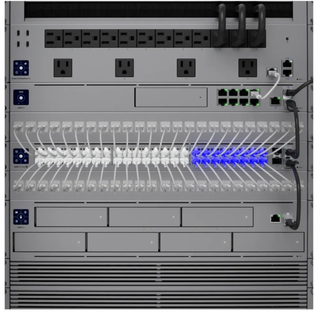 Imagen 2 de UBIQUITI 30cm Cable Etherlighting Blanco Cat6 UACC-Cable-Patch-EL