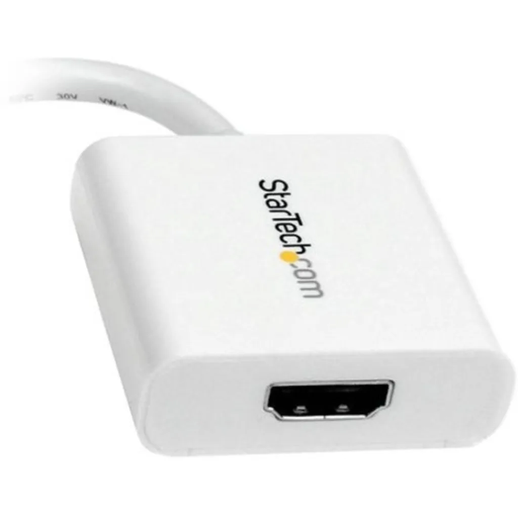 Imagen 4 de Adaptador MiniDisplayPort a HDMI 1920*1080 Color Blanco Longitud 12 cm