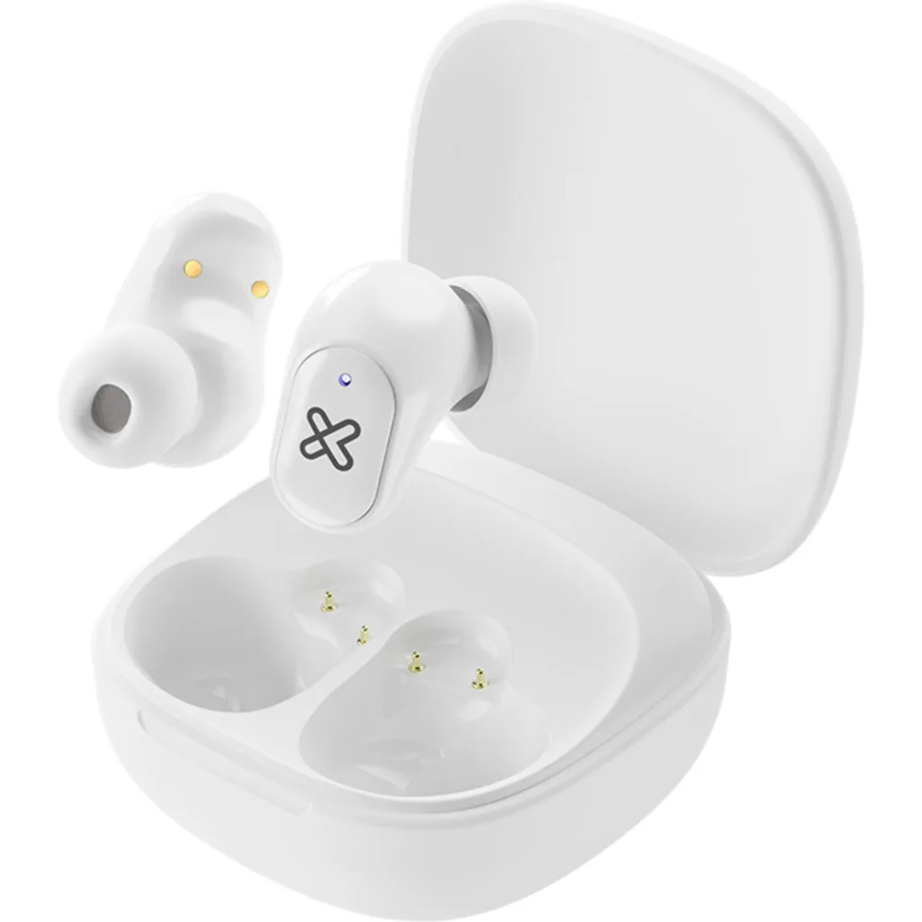 Klip Xtreme - True wireless earphones - Para Phone / Para Portable electronics / Para Tablet - Wireless - KTE-011 white