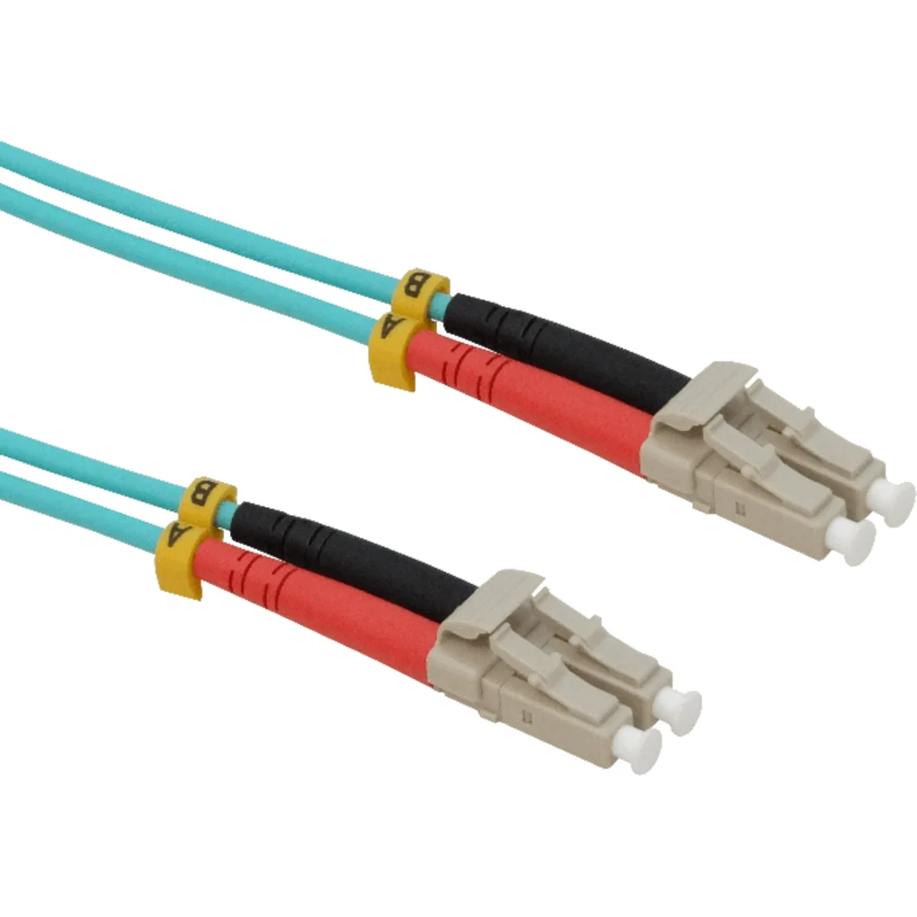 Imagen 2 de 100mt LC-LC OM3 MultiModo MM Duplex Jumper Fibra 3.0mm 50/125um LSZH