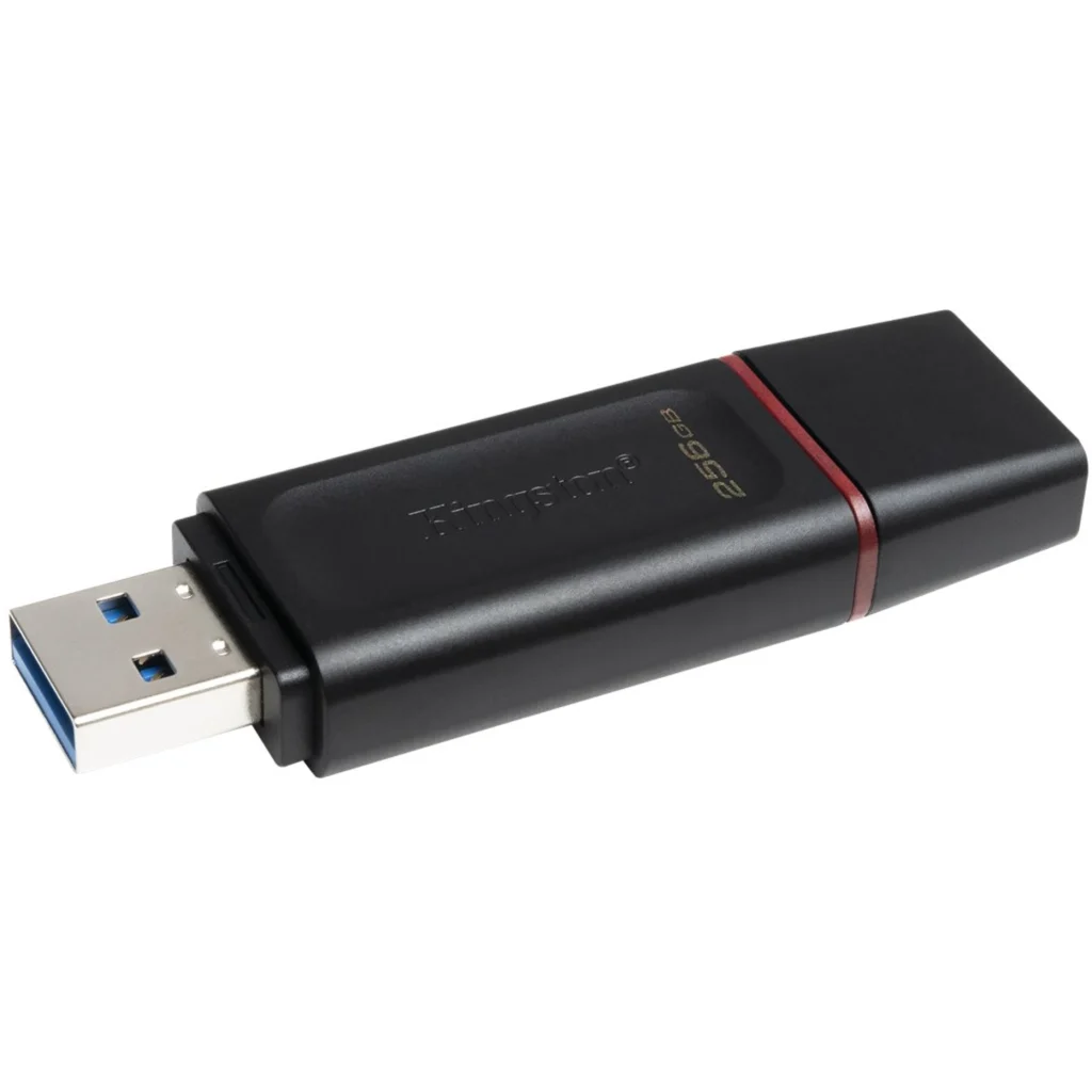 Imagen 1 de Pendrive 256GB Kingston DataTravel Exodia USB3.2 Gen1 Lec100MBs Esc30MBs BlackPi