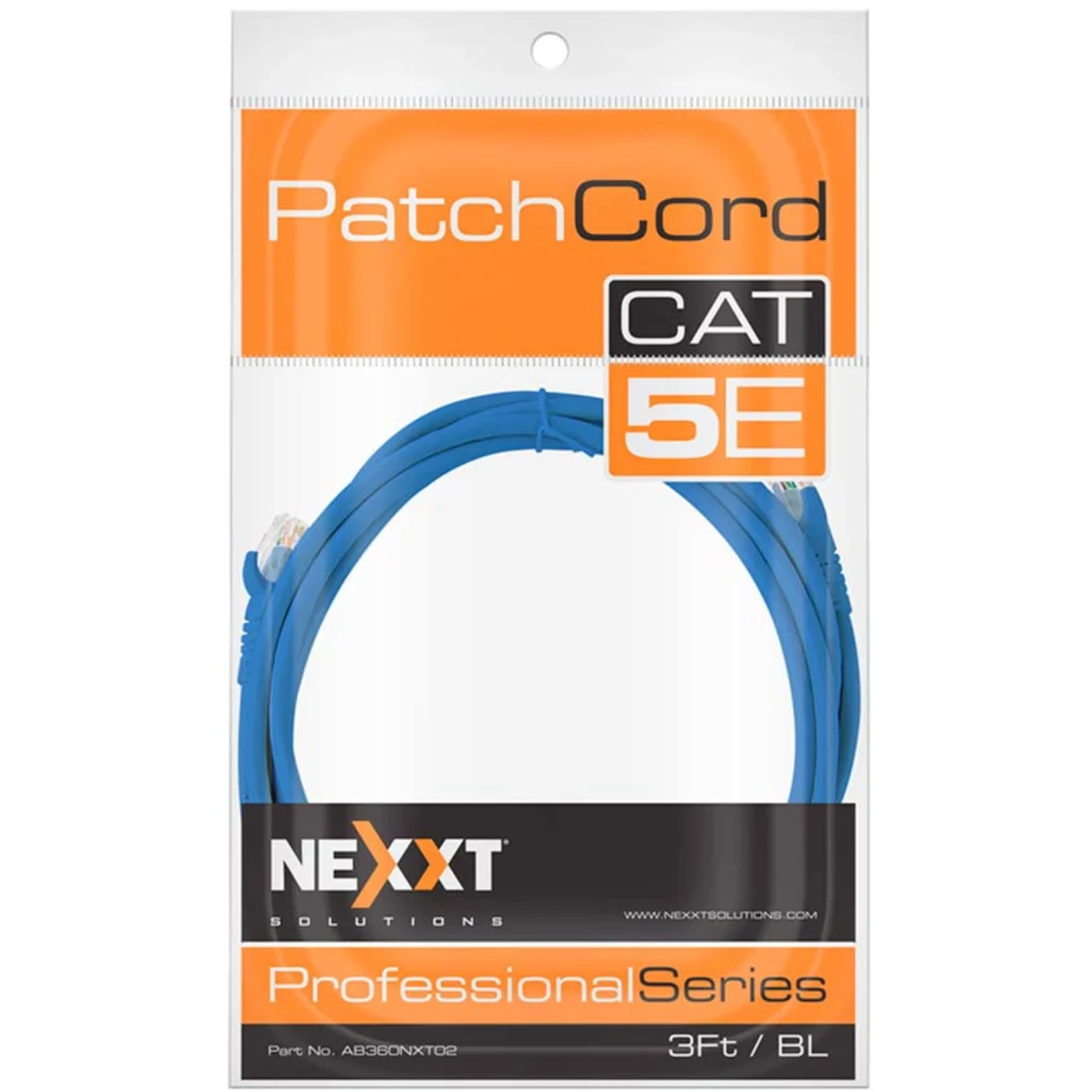 Imagen 3 de Cable de Red Nexxt Cat5e Longitud 3 Metros Color AZUL