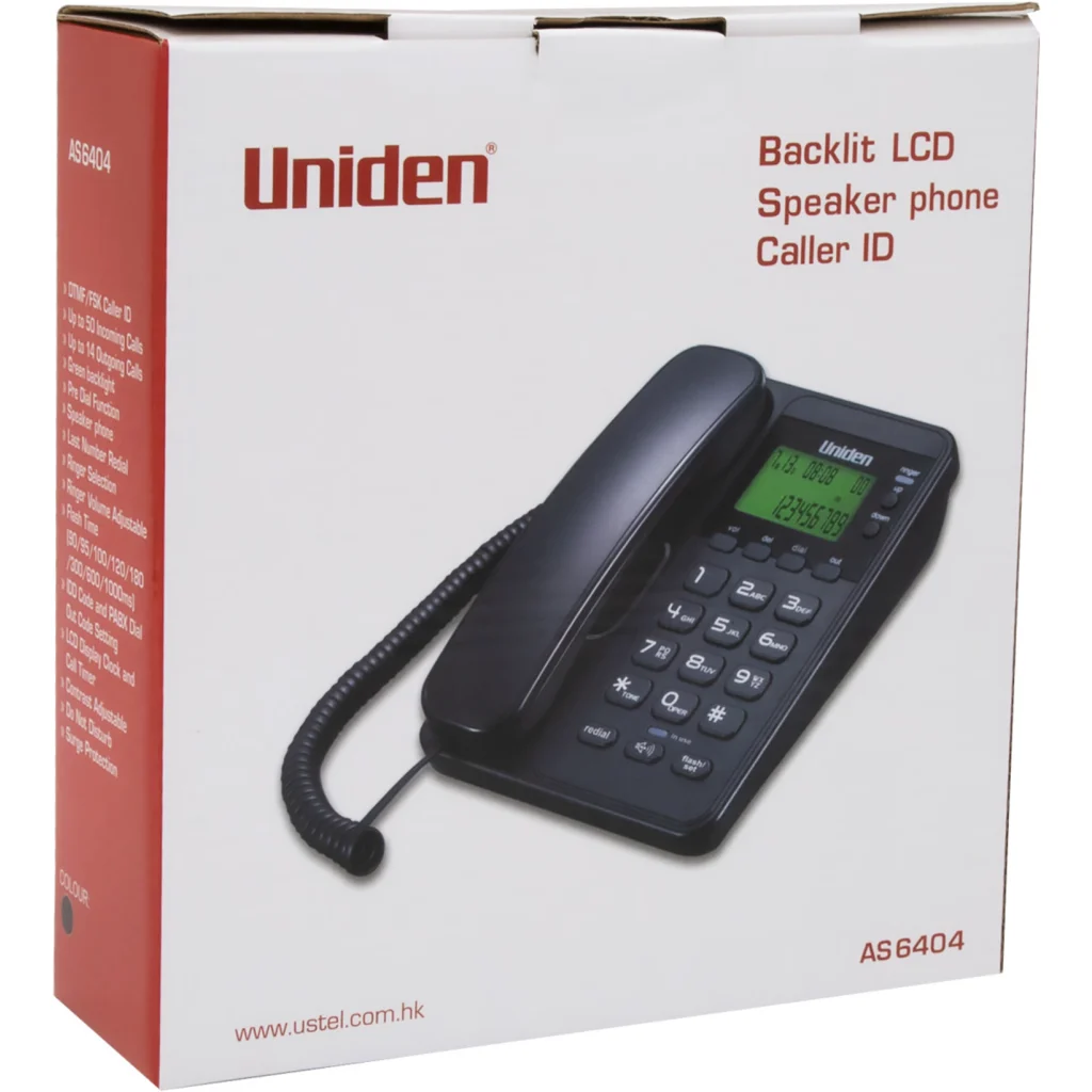 Imagen 1 de Teléfono Unidem AS6404, con altavoz LCD Retroiluminado 