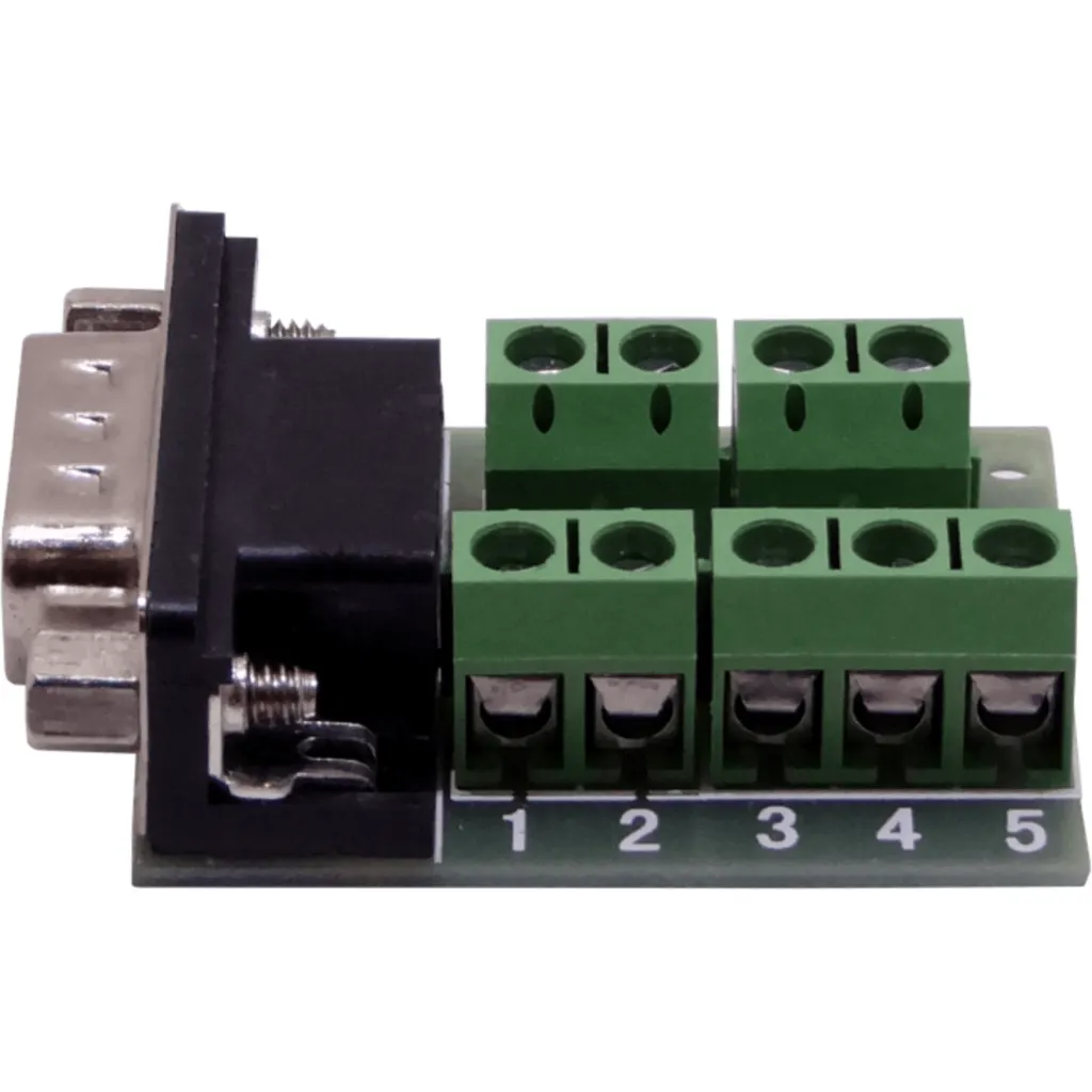 Imagen 1 de Conector DB9-Macho DE-09/M Atornillable Terminal-Regleta req-FP1MV