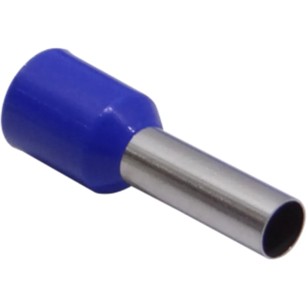 Azul 6,0mm2 12/20mm 100-unid AWG10 Ferrules Terminal Aislado Crimpeabl